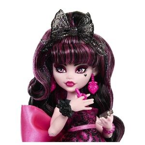 Monster High Draculaura Doll in Monster Ball Party Dress with Accessories New